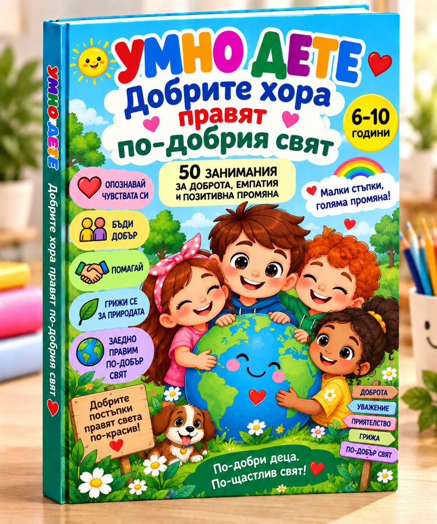 Корица на книжката „Добрите хора правят по-добрия свят“