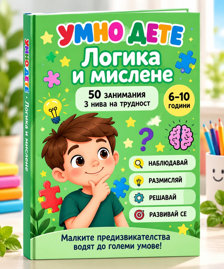 Корица на книжката „Логика и мислене“