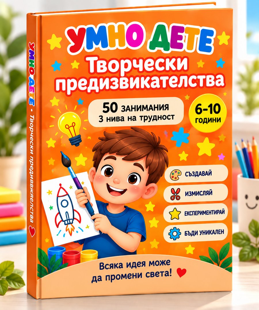 Корица на книжката „Творчески предизвикателства“
